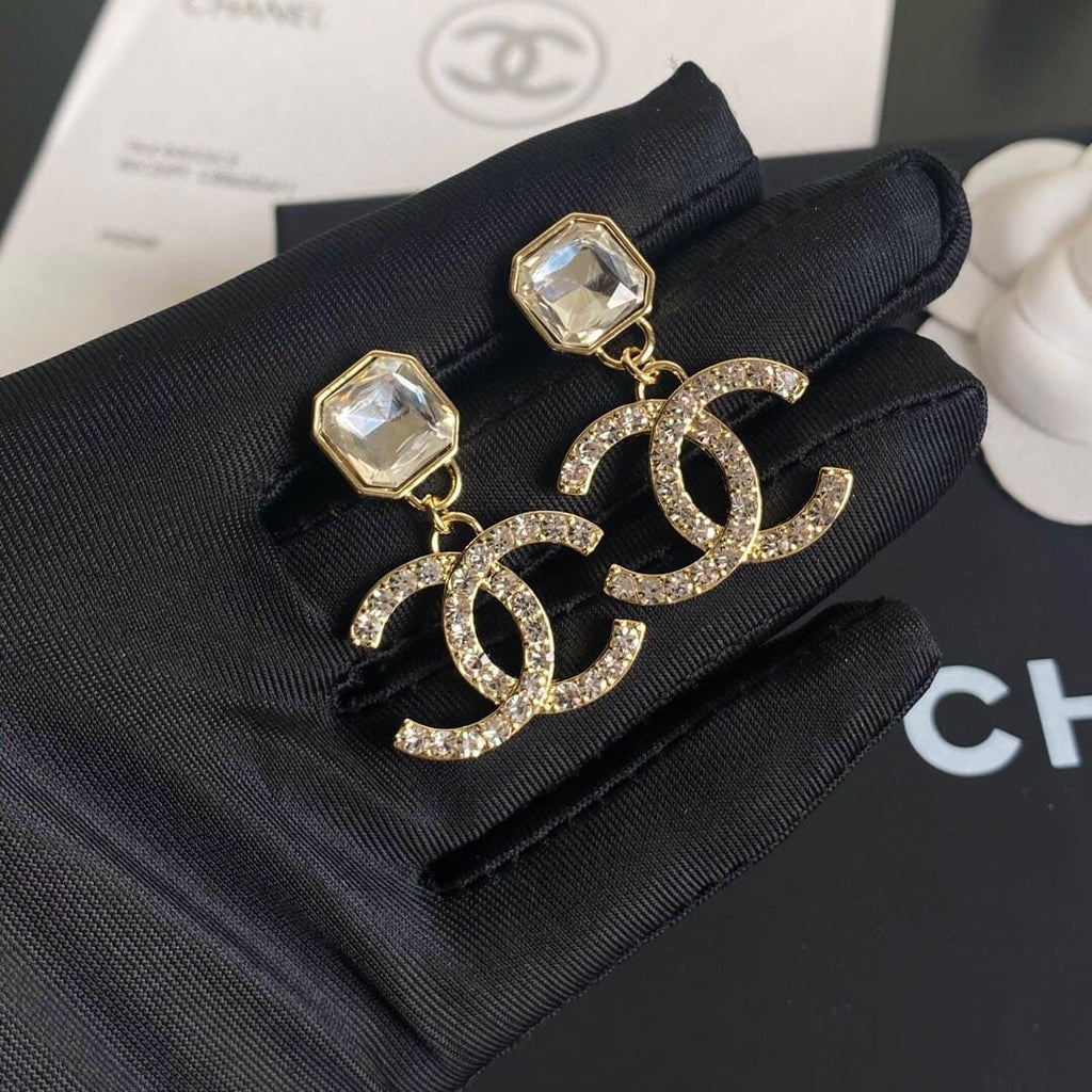 Chanel Cc Earrings