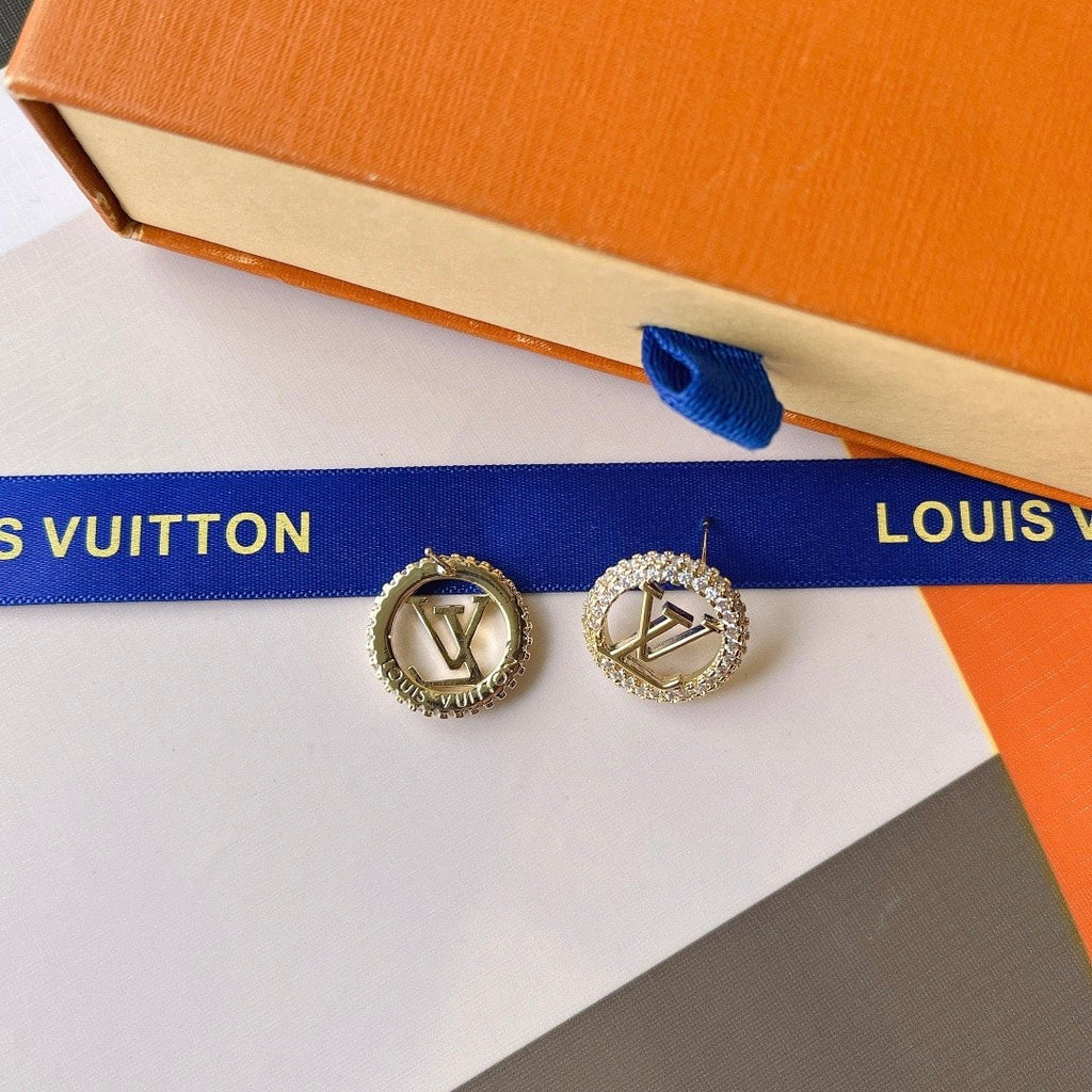 Louis Vuitton Louise By Night Earrings Gold M00757