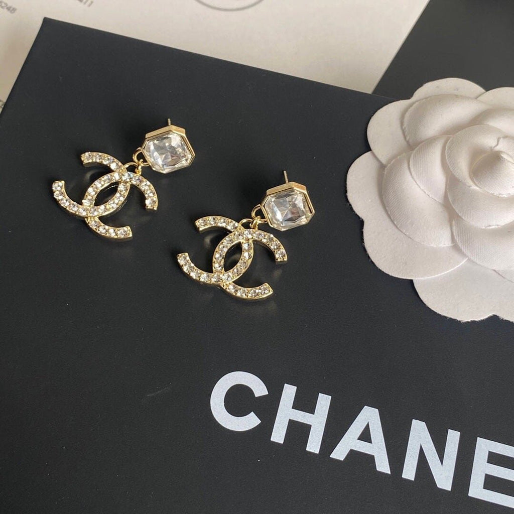 Chanel Cc Earrings