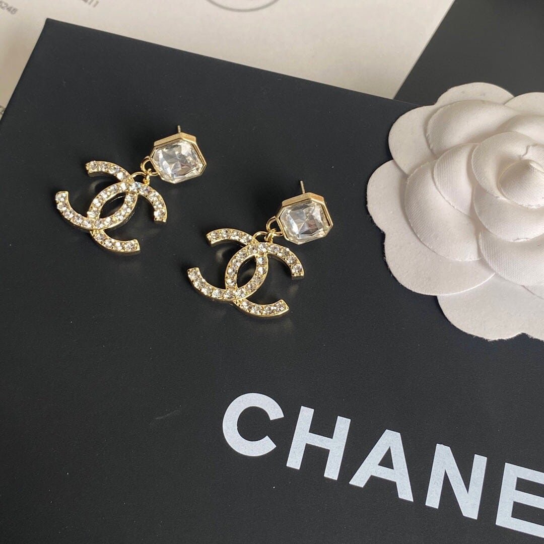 Chanel Cc Earrings