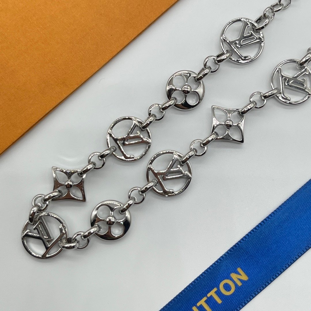 Louis Vuitton Silver Necklace