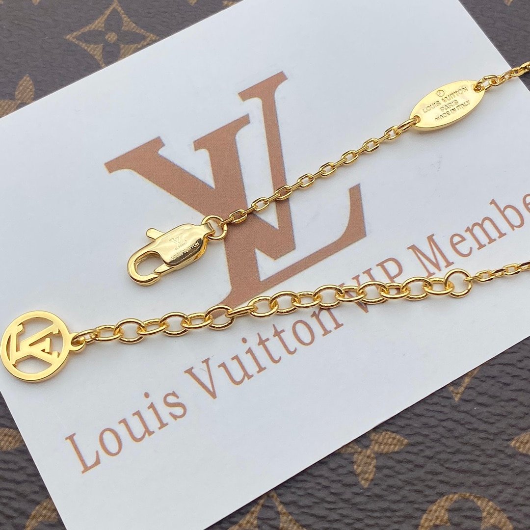 Louis Vuitton Garden Louise Gold Necklace
