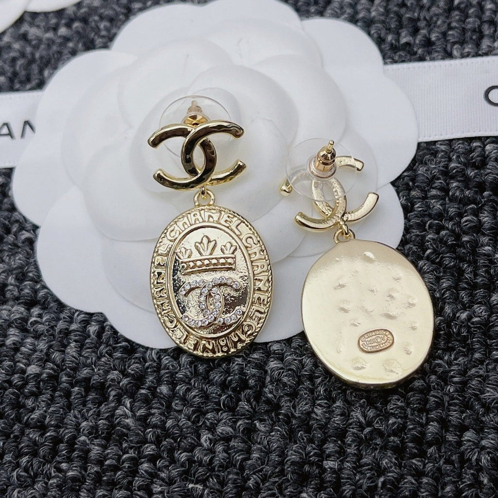 Chanel Cc Mark Jewerly Earrings