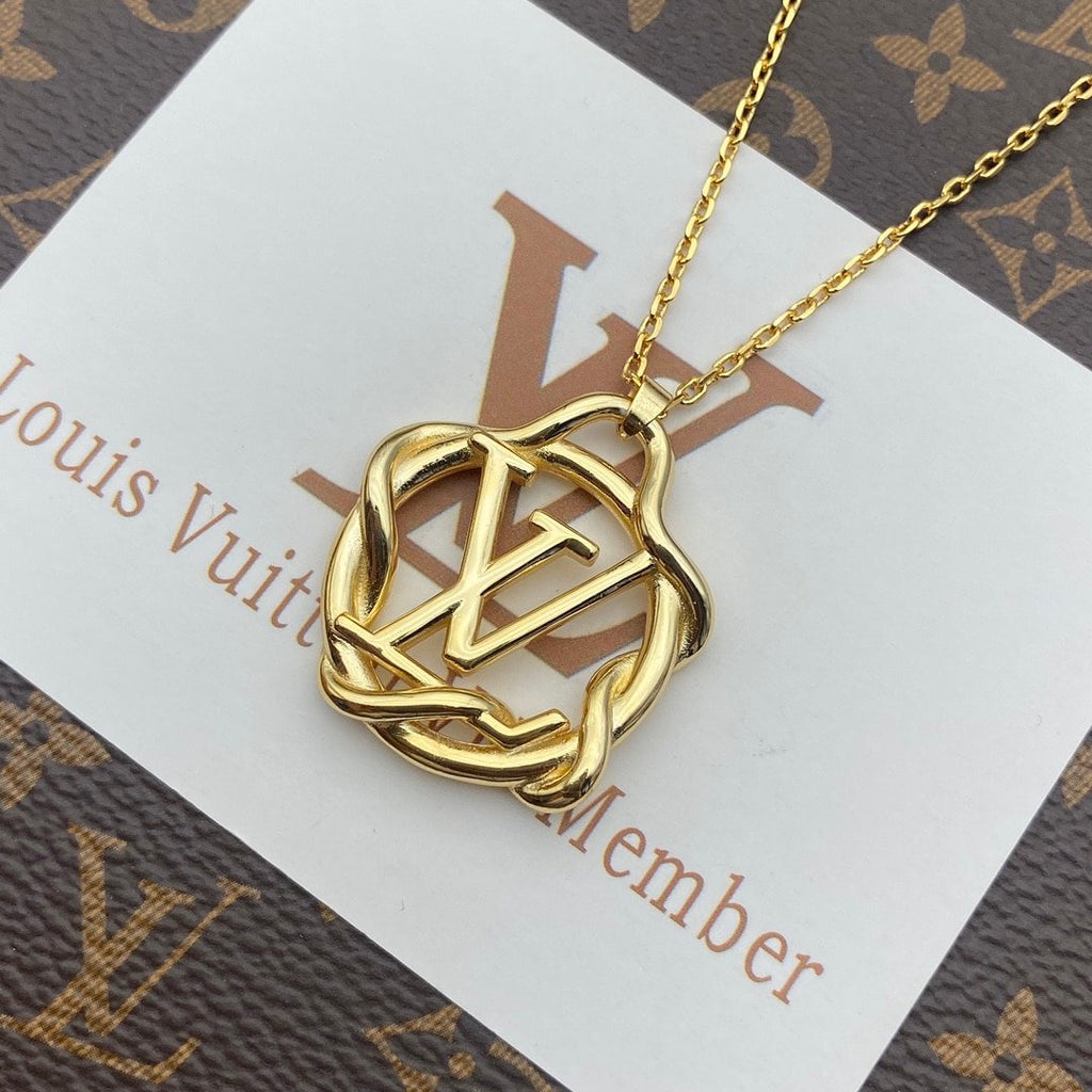 Louis Vuitton Garden Louise Gold Necklace