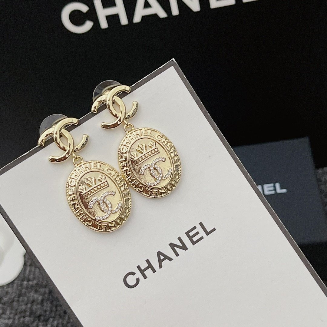 Chanel Cc Mark Jewerly Earrings