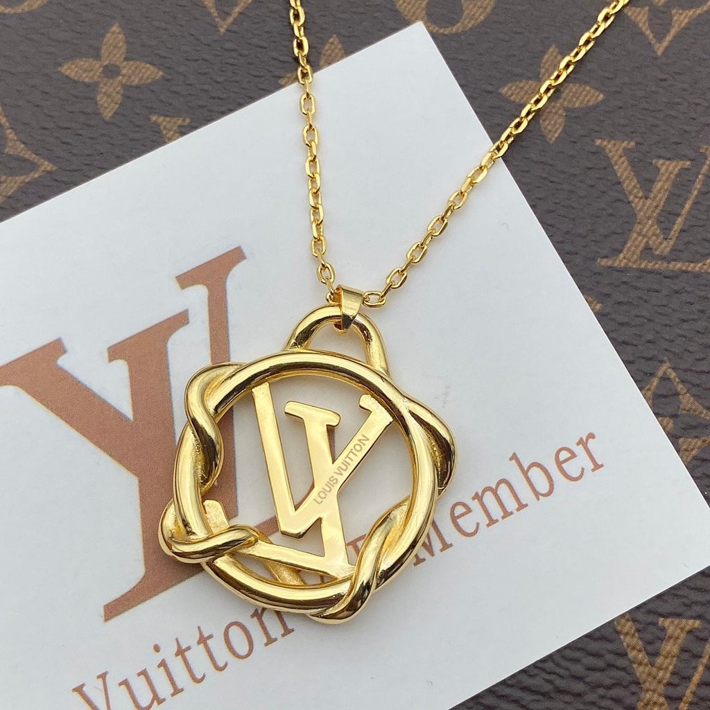 Louis Vuitton Garden Louise Gold Necklace
