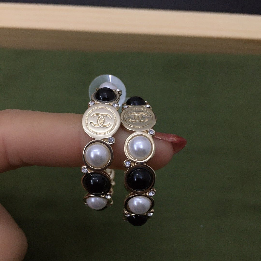 Chanel Hoop Earrings