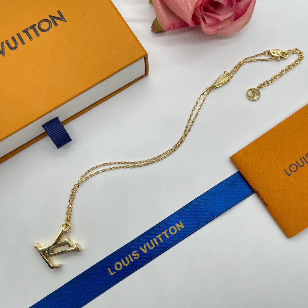 Louis Vuitton Gold Necklace