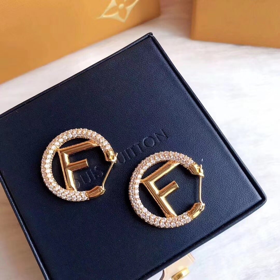 Fendi Logo Earrings