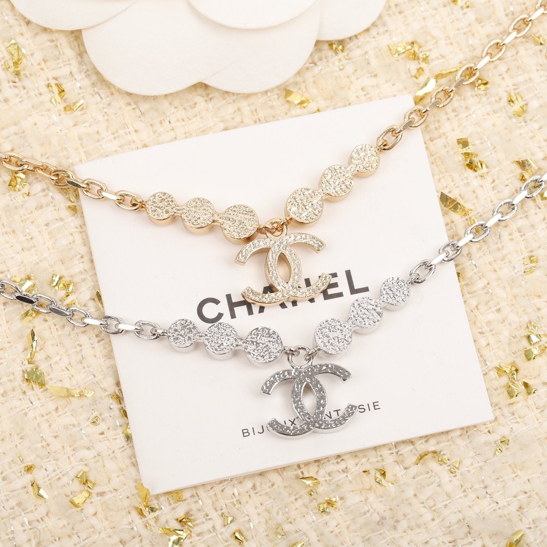 Chanel Cc Gold Necklace