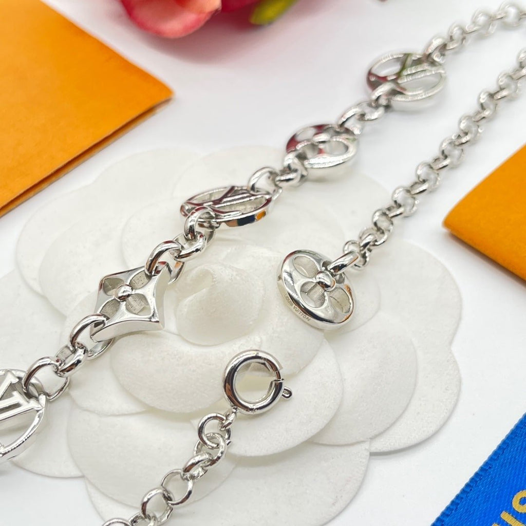 Louis Vuitton Silver Necklace