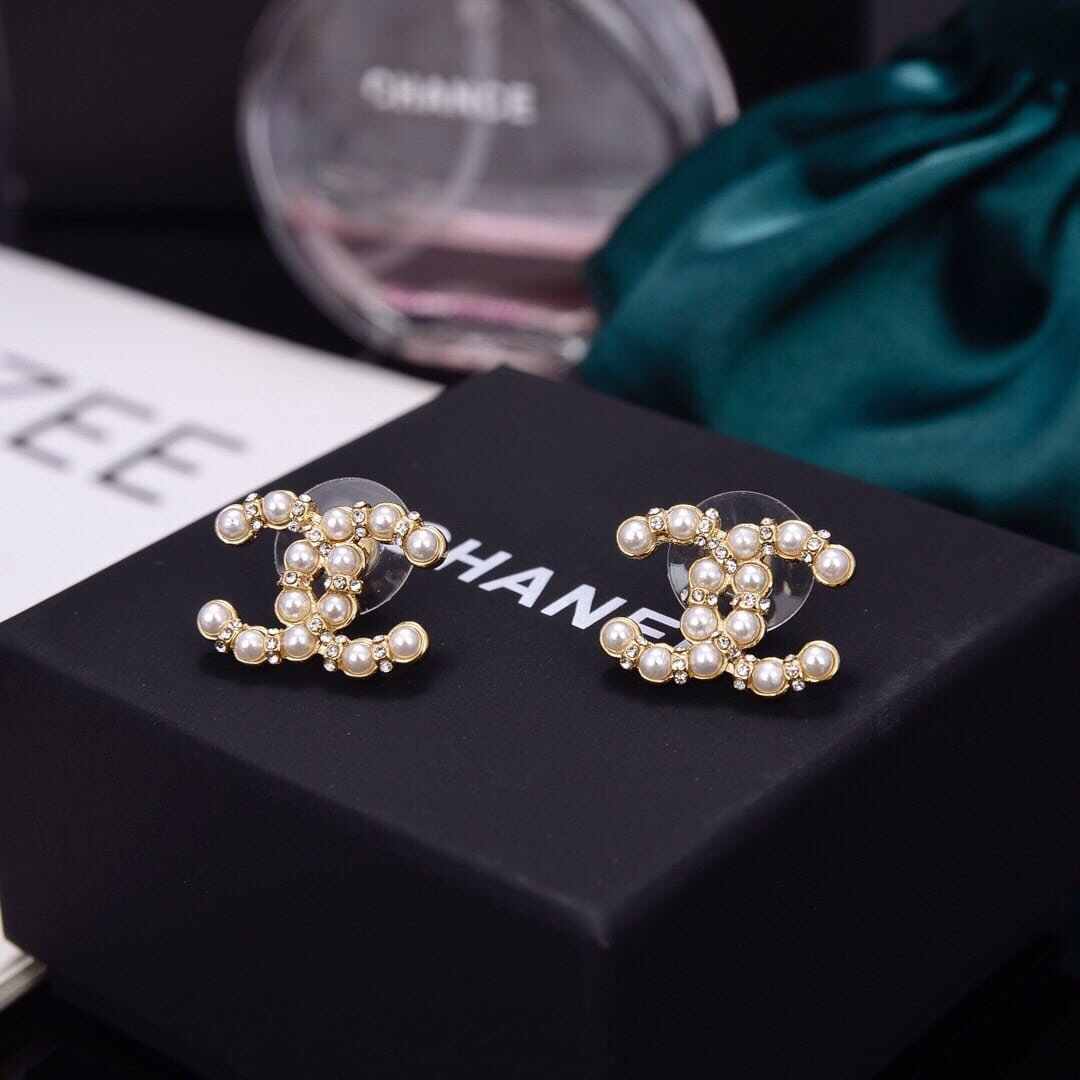 Chanel Cc Earrings