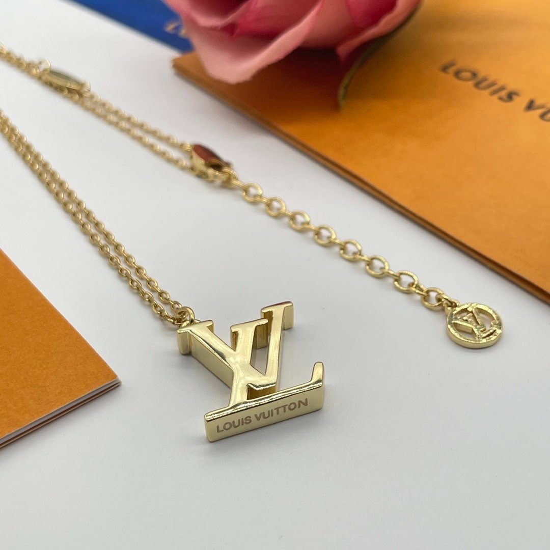 Louis Vuitton Gold Necklace