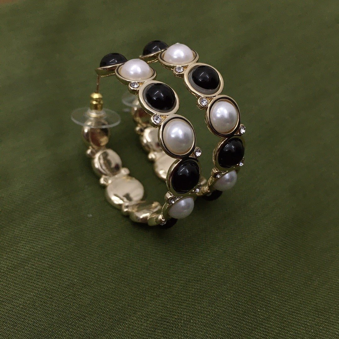 Chanel Hoop Earrings