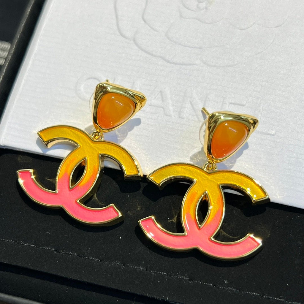 Chanel Cc Earrings