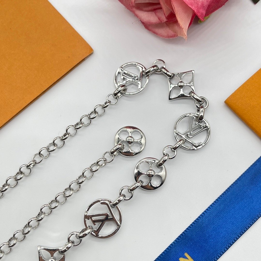 Louis Vuitton Silver Necklace