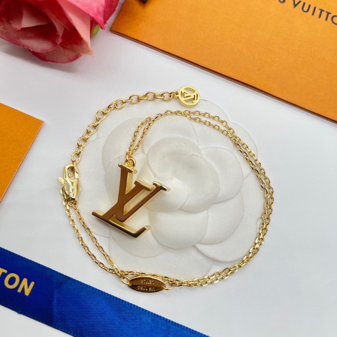 Louis Vuitton Gold Necklace