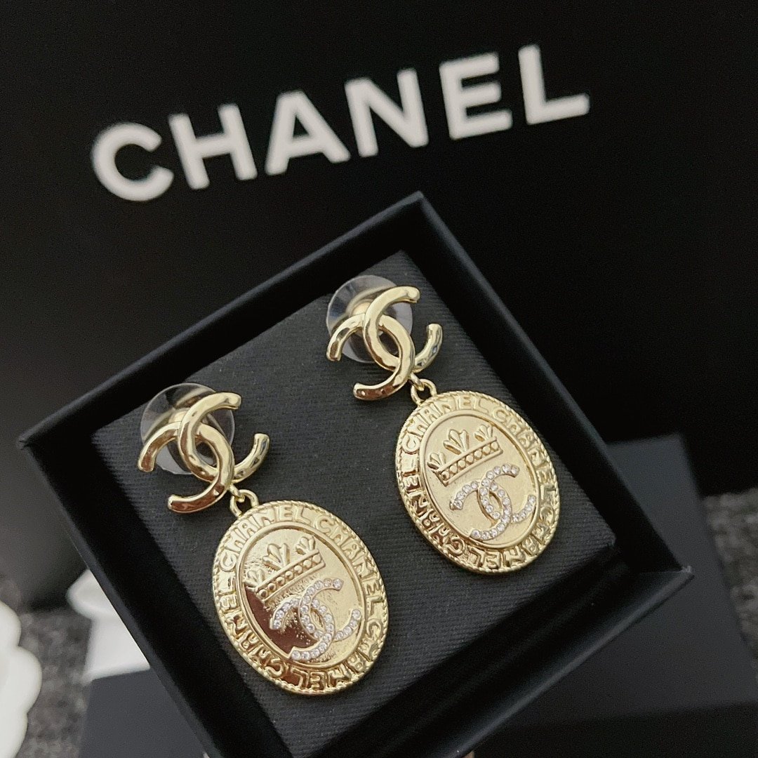 Chanel Cc Mark Jewerly Earrings