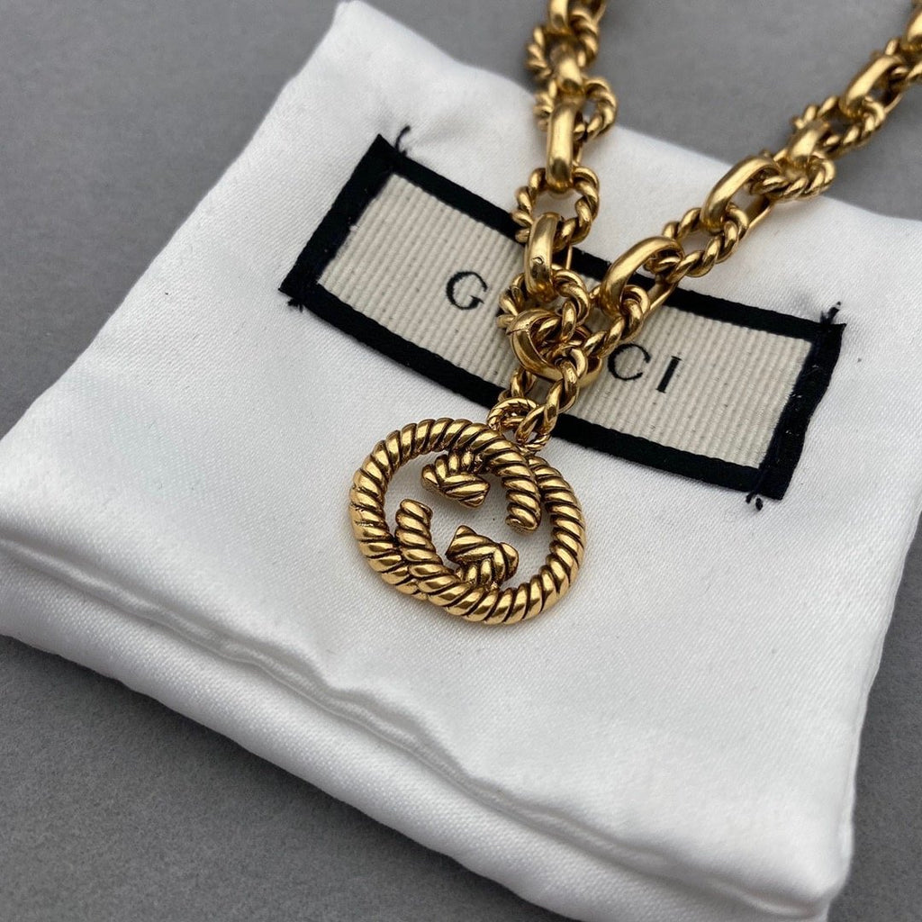 Gucci Gg Gold Necklace