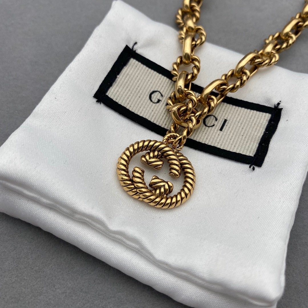 Gucci Gg Gold Necklace