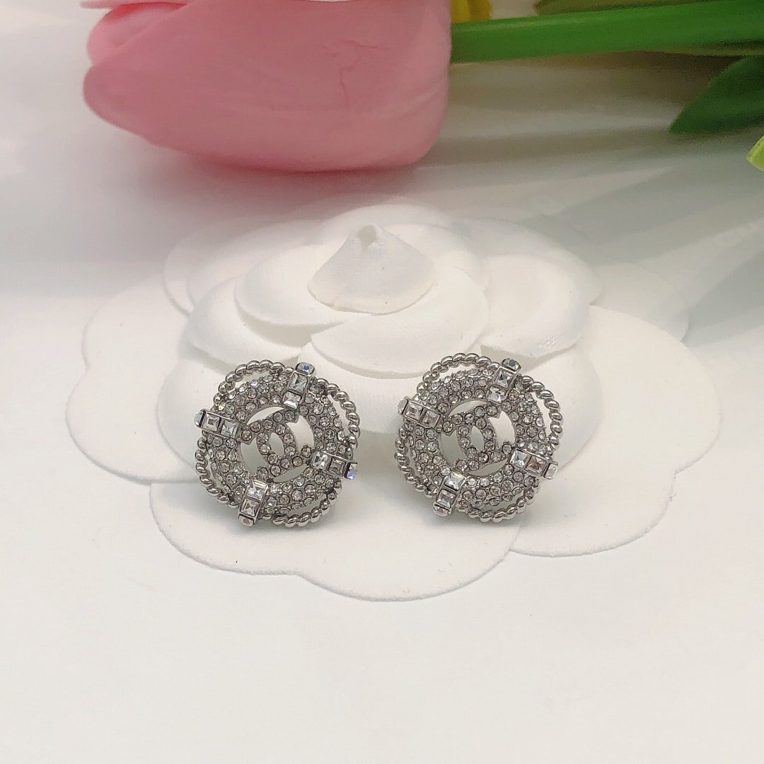Chanel Cc Earrings