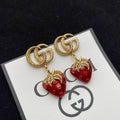 Gucci Gg Strawberry Earrings