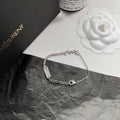 Saint Laurent Cassandre Charm Bracelet Palladium