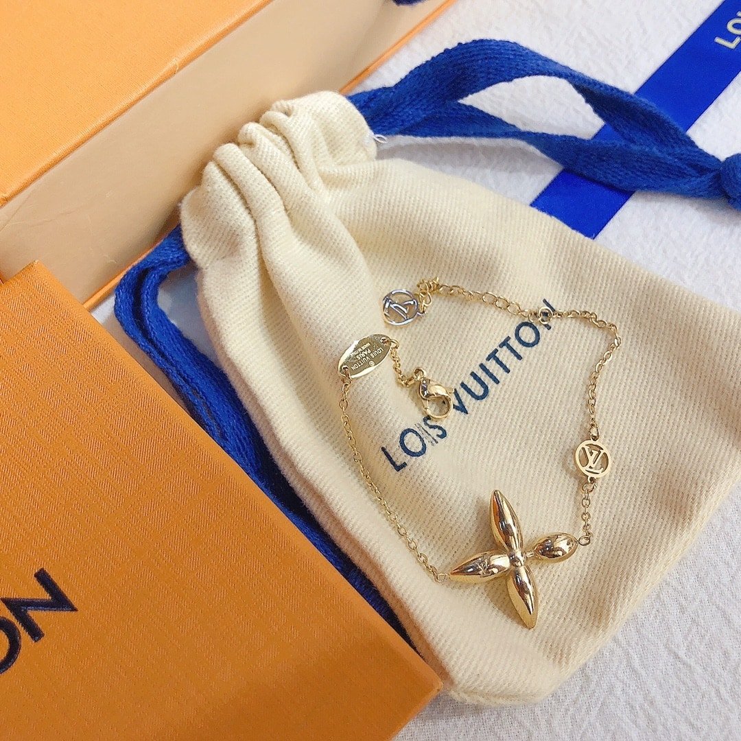 Louis Vuitton Louisette Bracelet Gold M00372