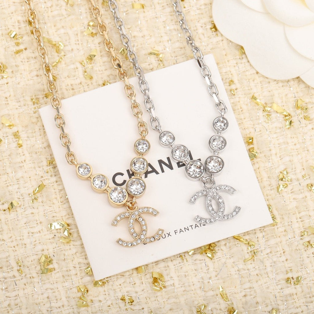 Chanel Cc Gold Necklace