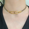 Hermes Roulis Double Tour Bracelet Khaki Gold Hardware