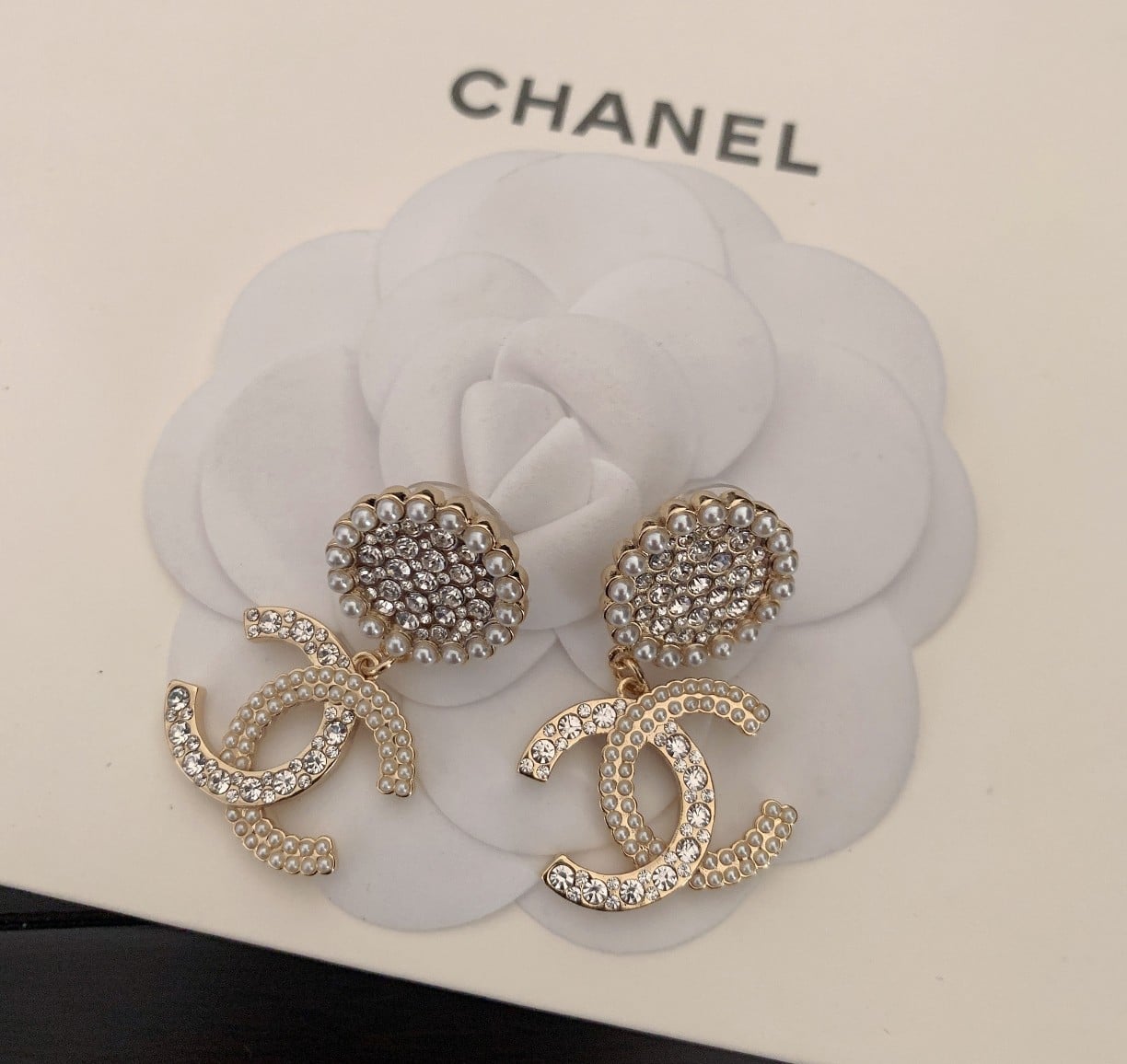 Chanel Cc Earrings