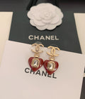 Chanel Heart Earrings