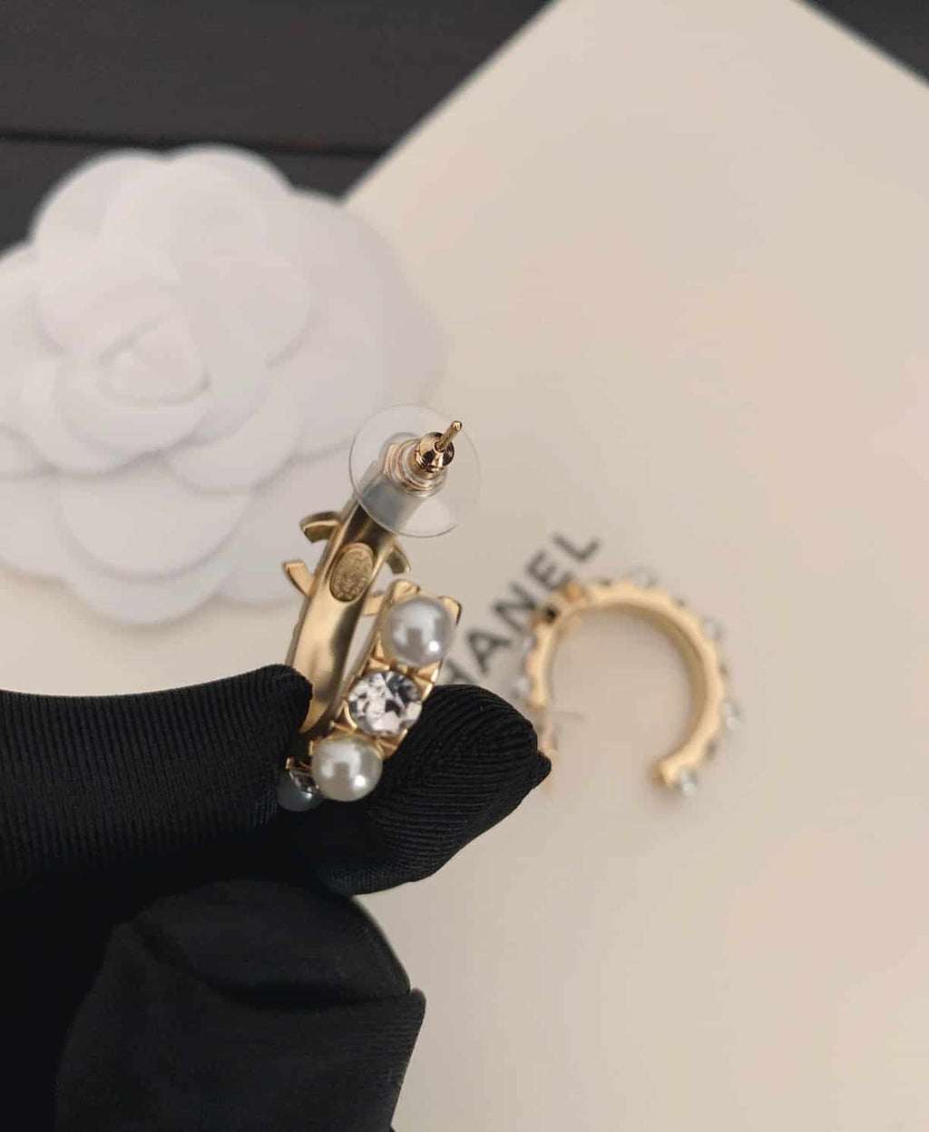 Chanel Hoop Earrings