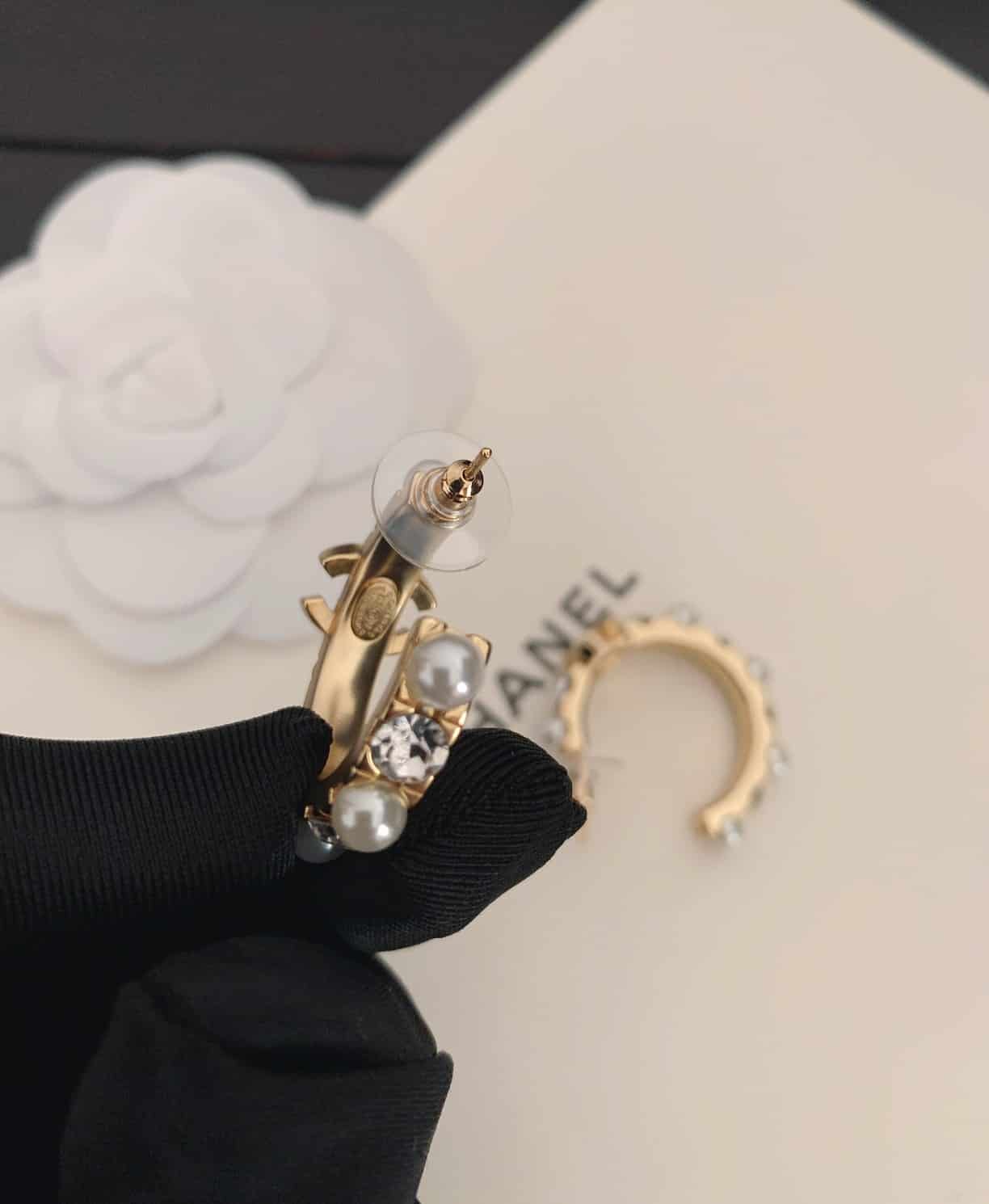 Chanel Hoop Earrings