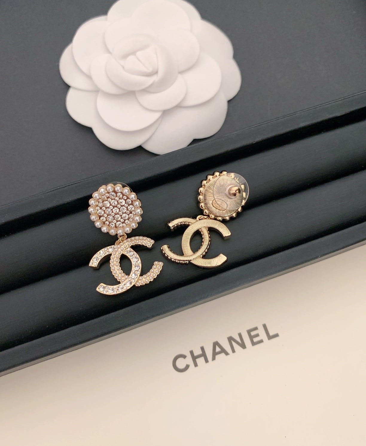 Chanel Cc Earrings