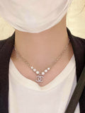 Chanel Cc Gold Necklace