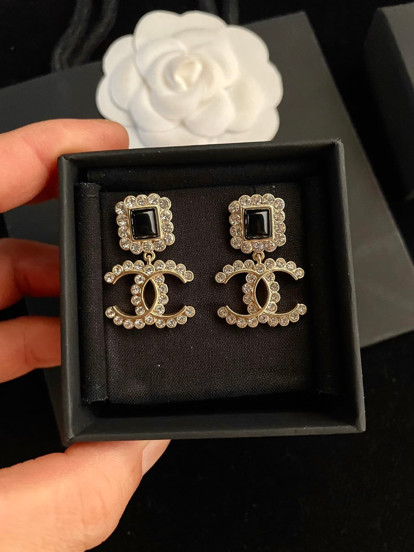 Chanel Cc Earrings