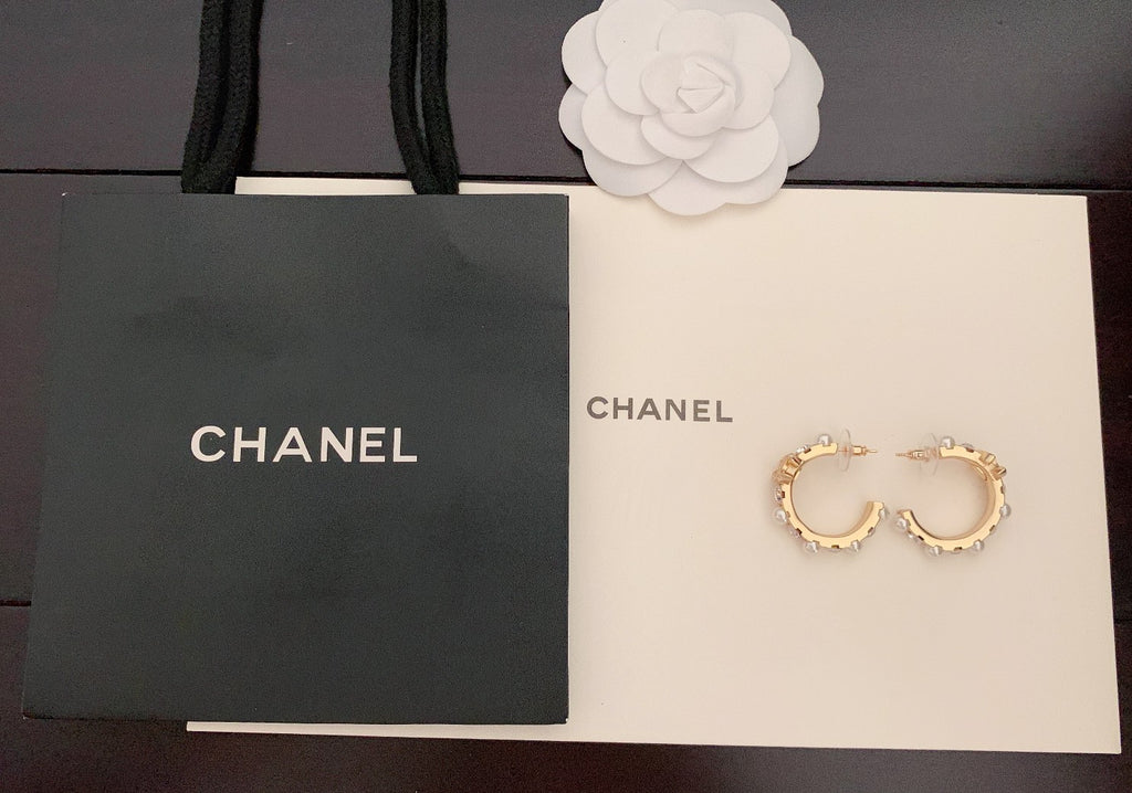 Chanel Hoop Earrings