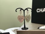 Chanel Heart Earrings