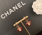 Chanel Heart Earrings