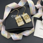 Chanel Rectangle Earrings