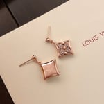 Louis Vuitton Color Blossom Star Earrings Pink Gold Q96809
