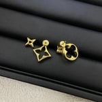 Louis Vuitton Lv Flowergram Earrings Gold M00770