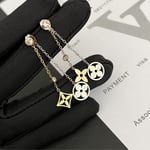 Louis Vuitton Idylle Blossom Long Earrings 3 Golds And Diamonds