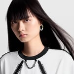 Louis Vuitton My Lv Pearl Earrings Gold M01988