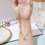 Louis Vuitton Blooming Supple Necklace Gold M90736