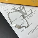 Louis Vuitton Monogram Bold Bracelet Silver M00681