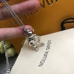 Louis Vuitton Astronaut Silver Necklace