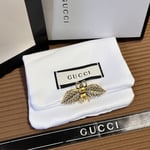 Gucci Gg Small Bee Brooch Gold