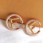 Fendi Logo Earrings